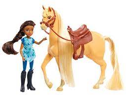 Spirit Riding Free /Small Doll & Classic Horse 7" Prudence and Chica Linda Doll