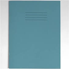 RHINO S5 9x7 80 Page Exercise Book - Light Blue