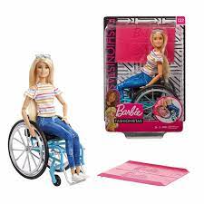 Barbie Wheelchair & Blond Doll