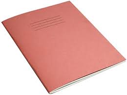 RHINO Stationery Exercise Book | 9 X 7 | 80 Page | Blank Exercise Book | Pink