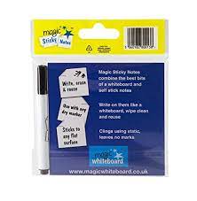 Magic Sticky Notes 10cm 10cm Pad 50 Sheets