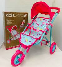 Dolls World - Puppen-Stroller Deluxe