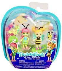 Enchantimals Bug Buddies 2 Pack - Caterpillar and Bumblebee Mini Figures
