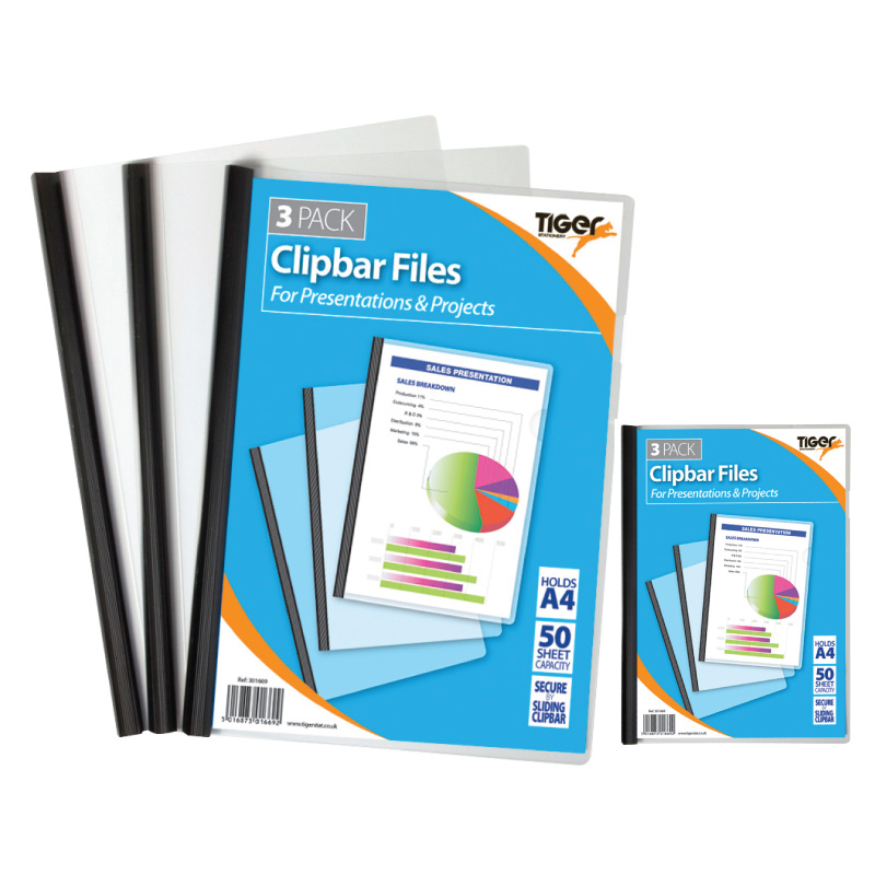 Clipbar A4 Files Clear