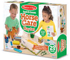 Feed & Groom Horse Care Play Set | Pretend Play | Play Set