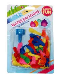 Summer Fun Brightly Coloured Water Balloons Assorted Colours 75+