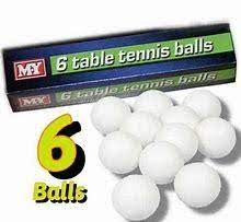 M.Y Six Table Tennis Balls