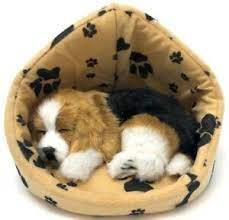 DOG IN A BASKET WITH SOUND ASSORTED DESIGN