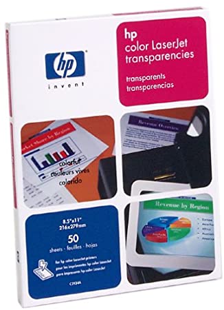 HP Colour and Monochrome Laser Transparencies 25 Sheet A4 (210 x 297mm)