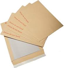 C5/A5 Hard Board Black Manilla Envelopes “Do Not Bend