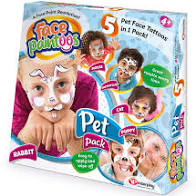 Face Paintoos Pet Pack Temporary Face Paint Tattoos