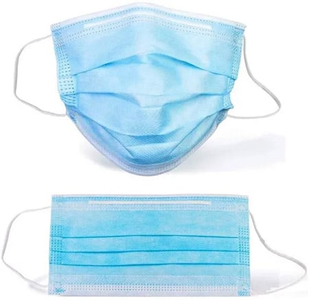 Face Mask 3 Ply Ear Loop Blue Disposable Surgical Mask Mouth Filter Protection Guard Cover FaceMasks