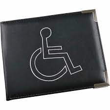 Esposti Disabled Badge and Timer Holder - Metal Corners (Hologram Safe) Black