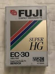 FUJI COMPACT VIDEOCASSETTE EC30