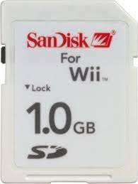 Sandisk 1GB SD Gaming Card for Nintendo Wii (SDSDG-1024-E10, Retail Package)