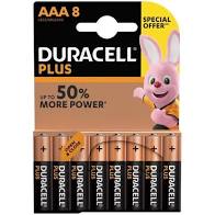 Duracell Power Plus Batteries AAA x4