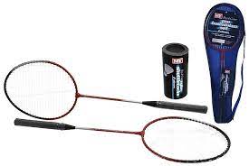 2 PLAYER PRO BADMINTON SET RACKETS & SHUTTLECOCK IN CARRY BAG