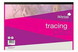 Silvine A3 Everyday Tracing 40 Sheets 63gsm