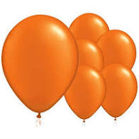 10INCH LATEX BALLOONS 10PK Orange