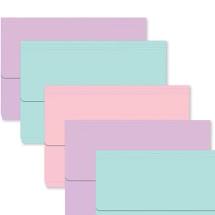 Document Wallet-Card-A4+Assorted Pastel Colour