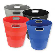 Waste Paper Bin Assorted Colours