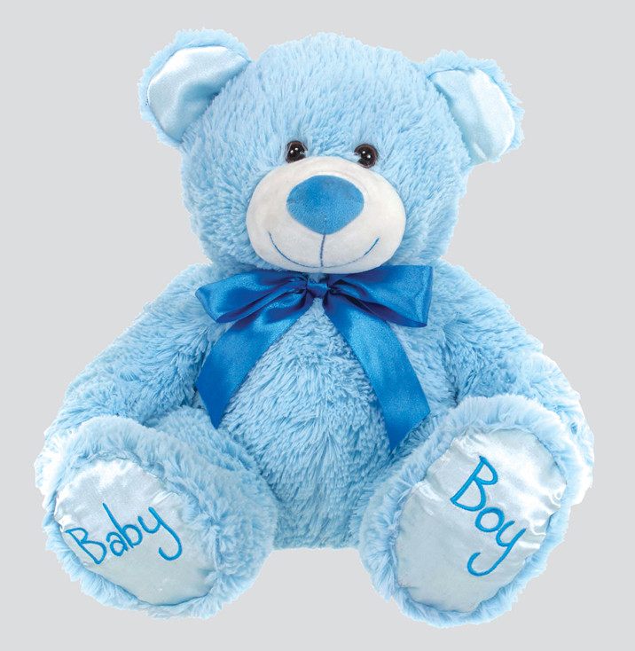 Baby Boy Bear - Blue 23 cm