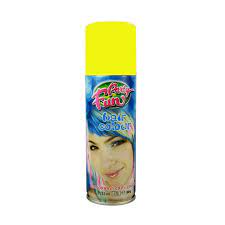 Yellow hair colour spray 125ml