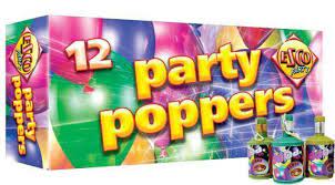 Party Poppers – Pack Of 12