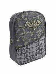 Batman Logo Backpack - Black