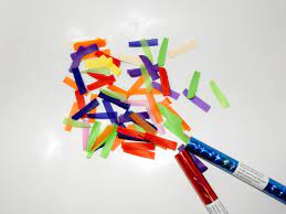 4 Flicking Sticks with Paper Confetti
