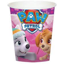 Girl Pups Paw Patrol 8 Pack Paper Cups
