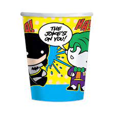 Batman v Joker Paper Cups 8PK