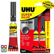 UHU ® Ultra Fast Super GLUER TWIN pack 3g