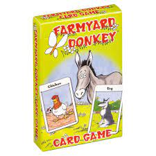 Children's Card Games - Happy Families Farmyard Donkey