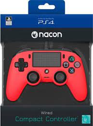 NACON PS4 COMPACT CONTROLER RED