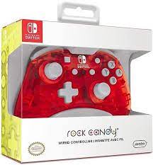 Rock Candy Cherry Red Nintendo Switch Wired Controller