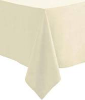 2pk Essential folded paper table cover ivory 90 x 90 cm