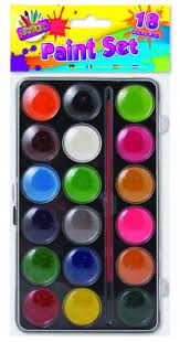 Artbox 18 Colour Paint Box With Paint Brush