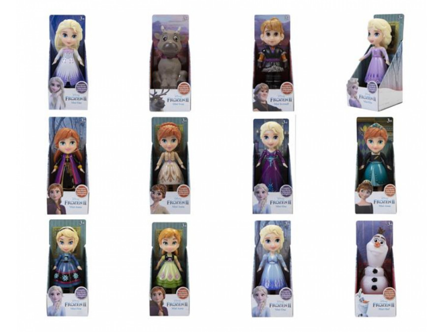 Disney Princess and Frozen Franchise 3” Mini Dolls Assorted
