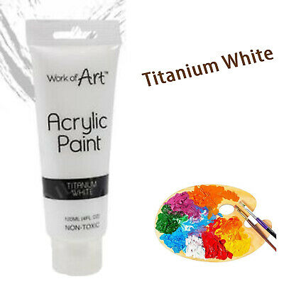 Acrylic Paint Titanium White tube