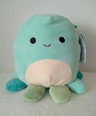 7.5 SQUISHMALLOW  TEAL OCTOPUS