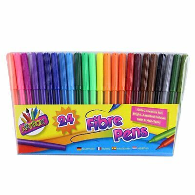 ArtBox Fine Tip Fibre Colouring Pen (Pack of 24)