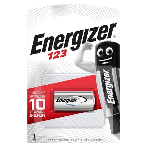 Energizer® 123 Lithium Photo Battery, 1 Pack