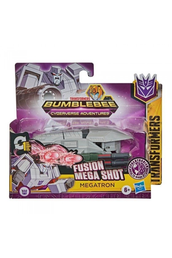 Transformers Bumblebee Cyberverse Adventures 1-step Changer Megatron Figure