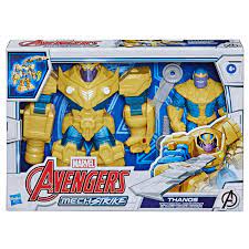 Marvel Avengers Mech Strike 9-inch Action Figure Toy Infinity Mech Suit Thanos And Blade Weapon