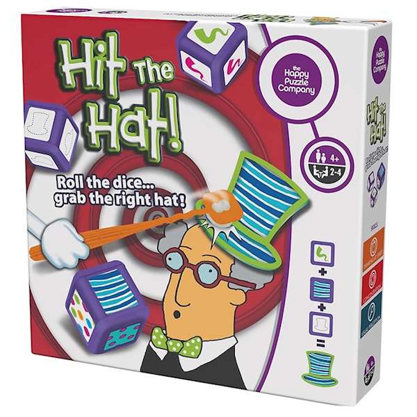 Hit The Hat Roll The Dice - Grab The Right Hat Game