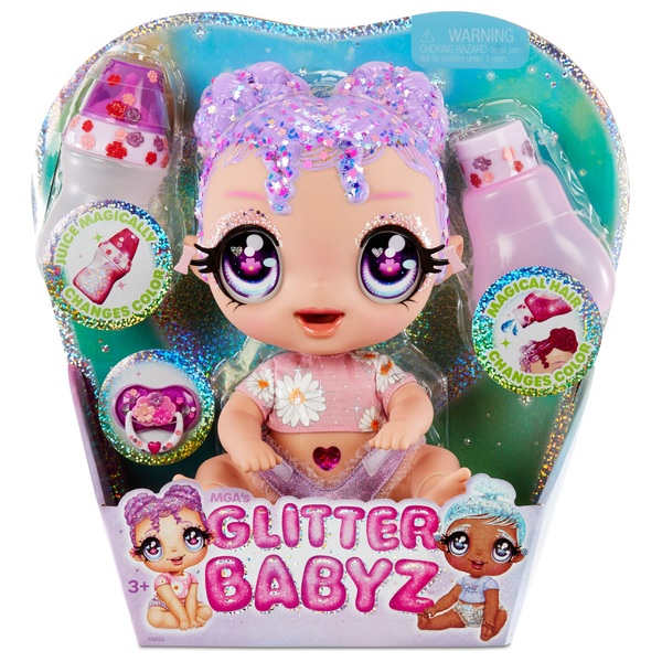 Glitter Babyz Doll Lila Wildbloom