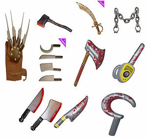 HALLOWEEN SCARY WEAPONS - ASSORTED