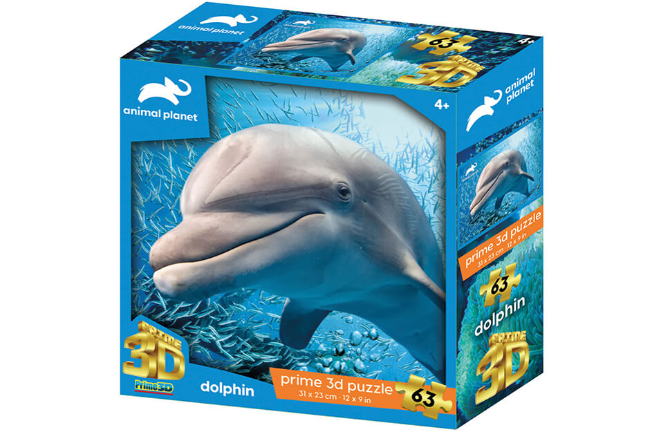 ANIMAL PLANET DOLPHIN 63PC 3D Puzzle