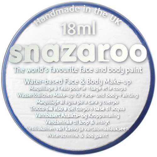 Snazaroo White Face and Body Make-Up 18ml